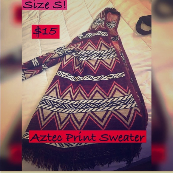 Aztec print cardigan - Picture 1 of 2